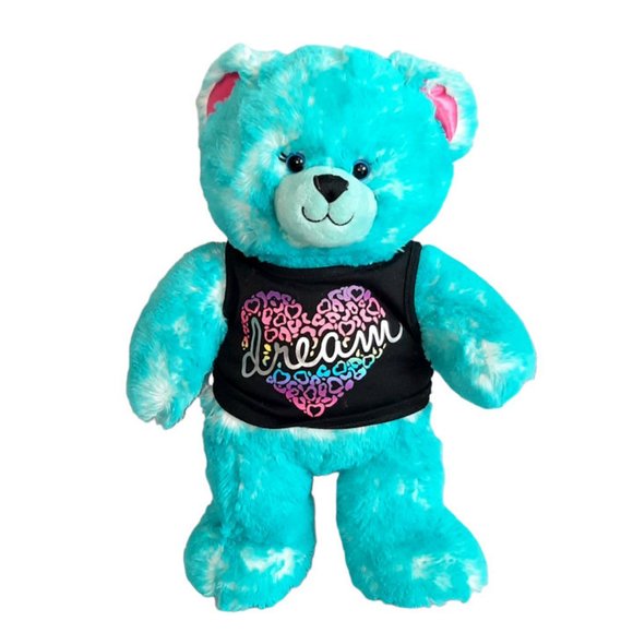 2017 Build A Bear BAB Cupcake Blue Bear Plush Stuffed Toy 16" - Picture 2 of 7